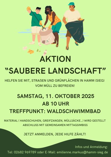 Neon Green Modern Local Community Cleanup Event Flyer - 1