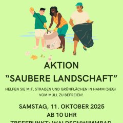 Neon Green Modern Local Community Cleanup Event Flyer - 1