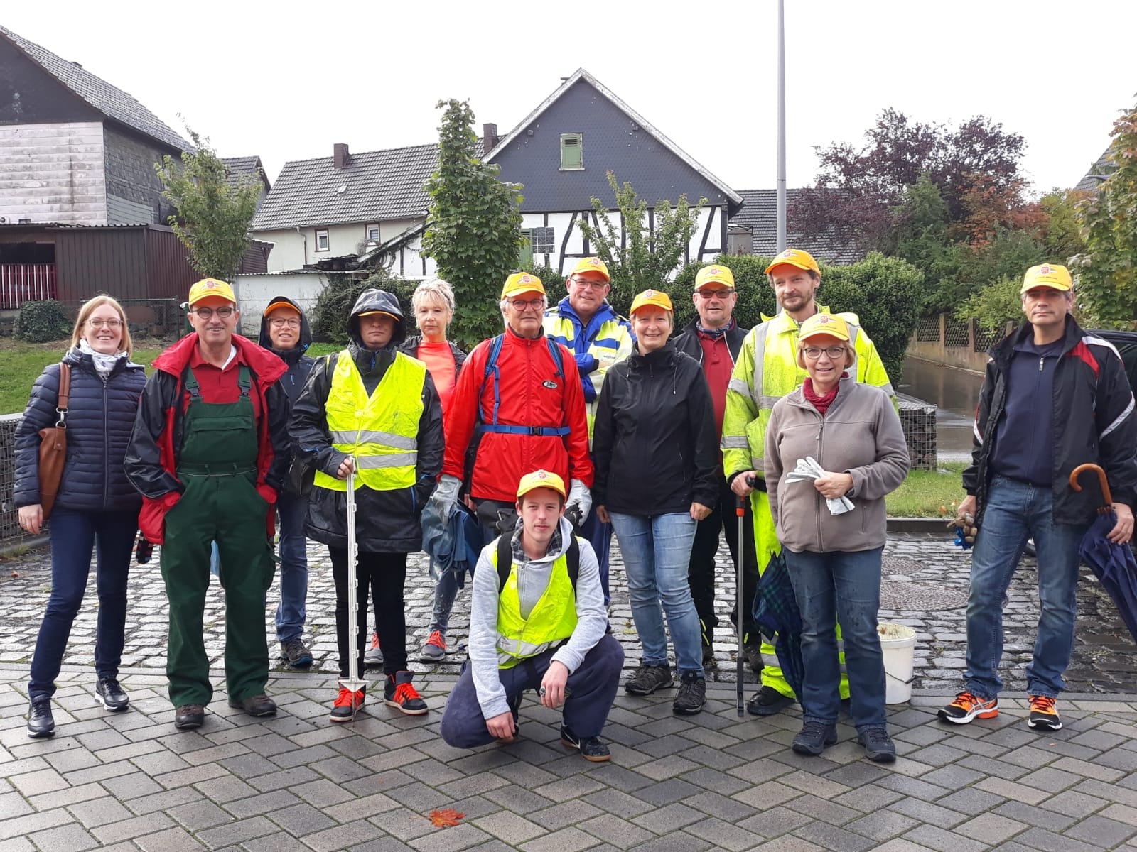 Gruppenfoto vom Freiwilligentag