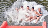 Ruschen ins Schwimmbad