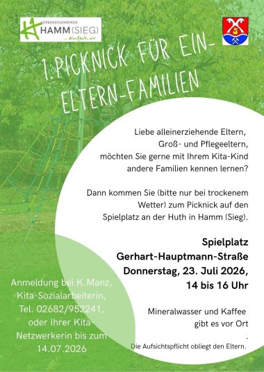 Picknick für Alleinerziehende
