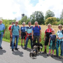 Wandern um den Raiffeisenturm mit Rainer Düngen