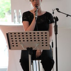 Amelie Pritz beim Spendenabend am 5.7.