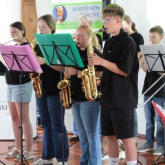 Auftritt der BigBand beim Spendenabend am 5.7.