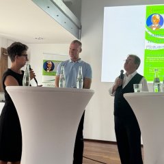 Podiumsdiskussion beim Spendenabend